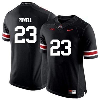 Men's Ohio State Buckeyes #23 Tyvis Powell Black Nike NCAA College Football Jersey Fashion GJD2544CQ
